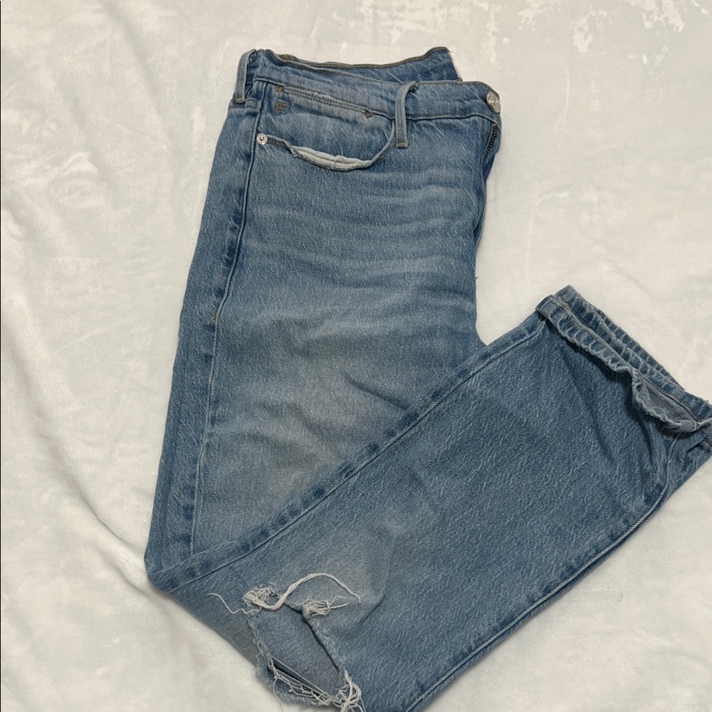 Frame Denim Women's Straight Leg Jeans in Blue